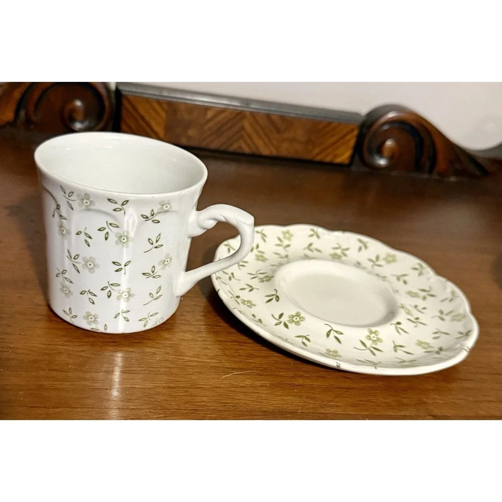 Floral Vintage England Bone China Tea Set